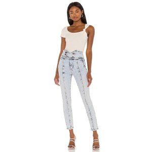 NWT BLANKNYC Exposed Button Fly Great Jones Skinny In Blue 30